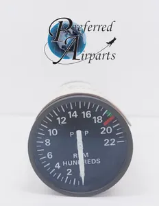 New Bendix Piper PA31T Cheyenne Propeller RPM Gauge Assembly, p/n 29470-002